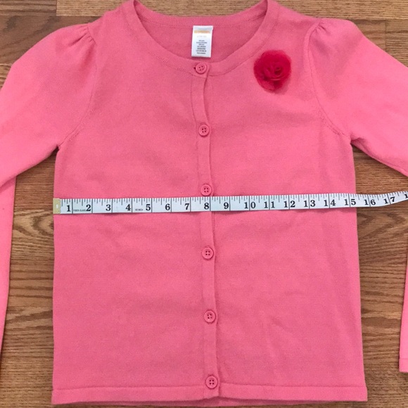 Gymboree pink button front cardigan - Picture 6 of 7